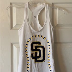 Lululemon San Diego Padres Tank size 6